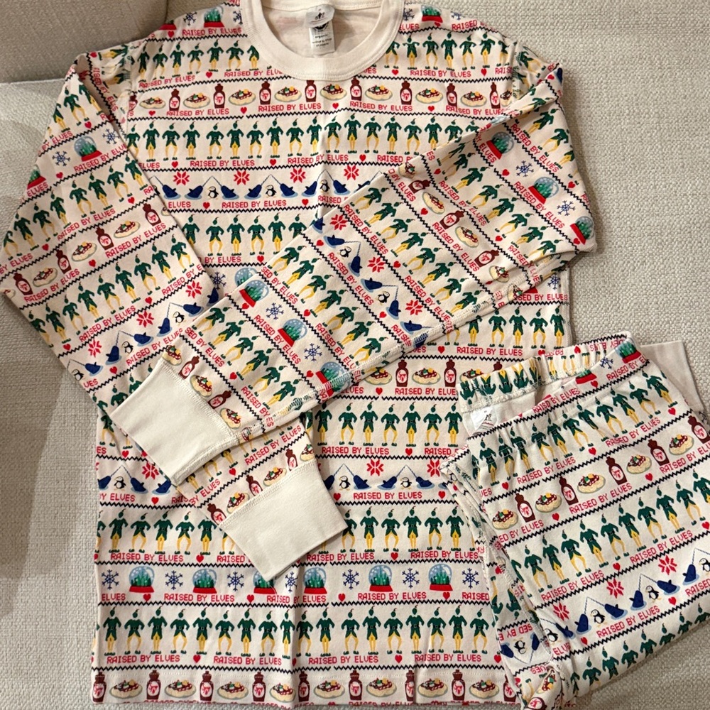 Hanna Andersson Men's “Raised by Elves” ELF fair isle PJs (SET)